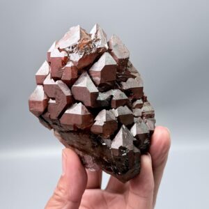 Multi-Dimensional Castle Elestial Red Quartz Cluster ,Top grade Rough Scepter Crystal,Skeletal crystal Specimen,raw old ore skin(1LB)