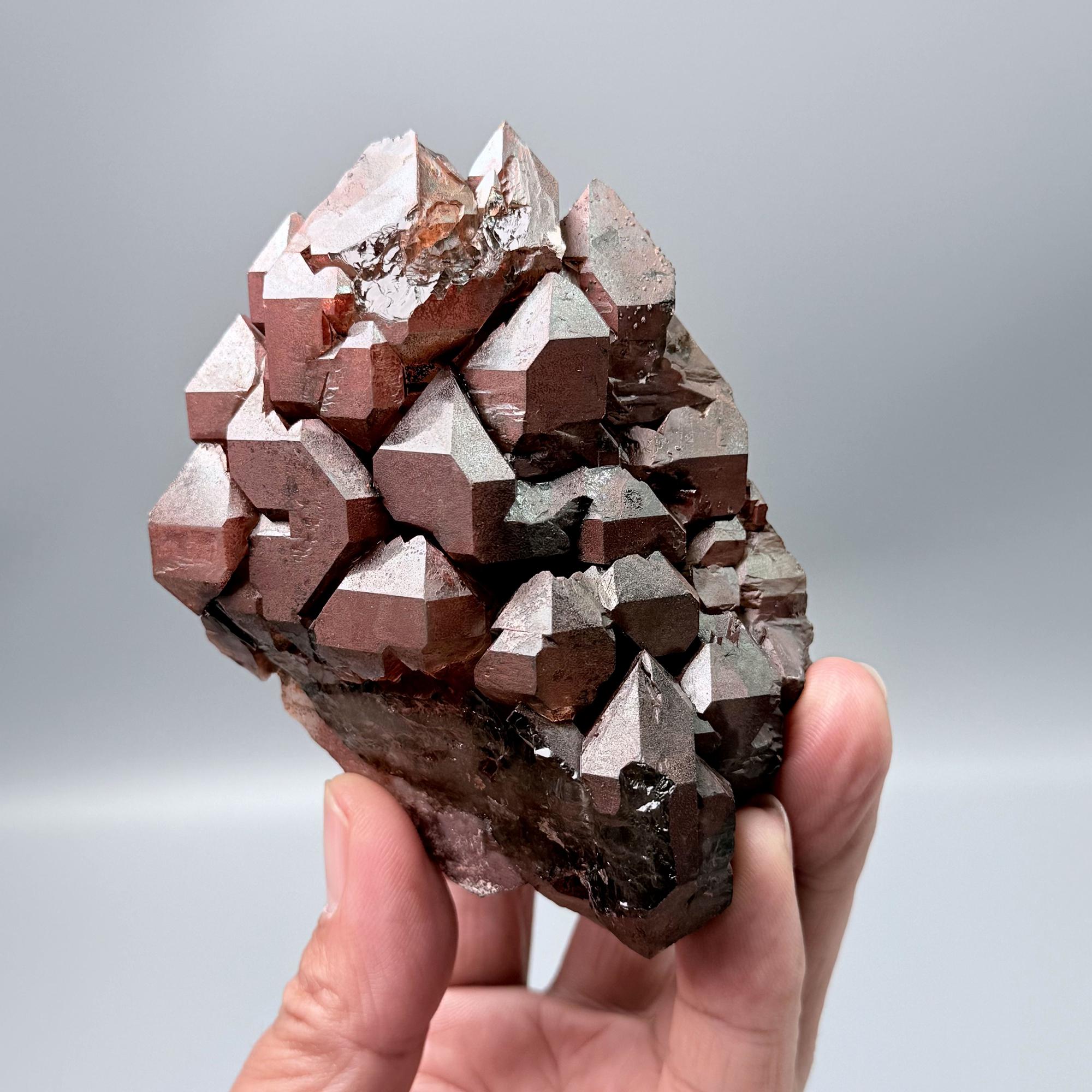 Multi-dimensional Castle Elestial Red Quartz Cluster ,top Grade Rough Scepter Crystal,skeletal Crystal Specimen,raw Old Ore Skin(1lb)