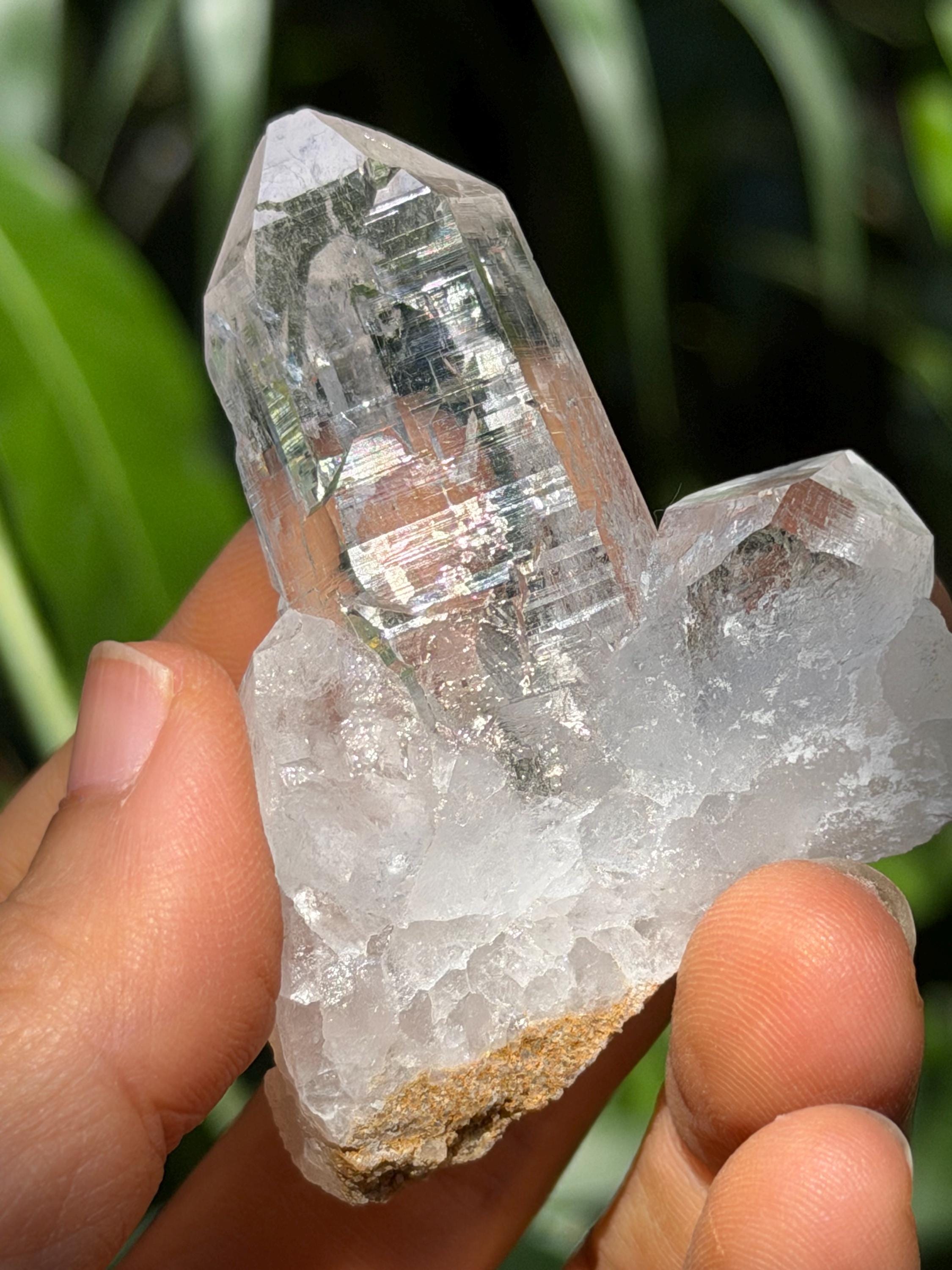 Natural Raw Himalayan Hashupi Quartz Shining Mosaic Crystal Grow With Green Mica/energy/reiki/healing/meditation/collection/specimen-44 G Natural Raw Himalayan Hashupi Quartz Shining Mosaic Crystal Grow With Green Mica/energy/reiki/healing/meditation/collection/specimen-44 G