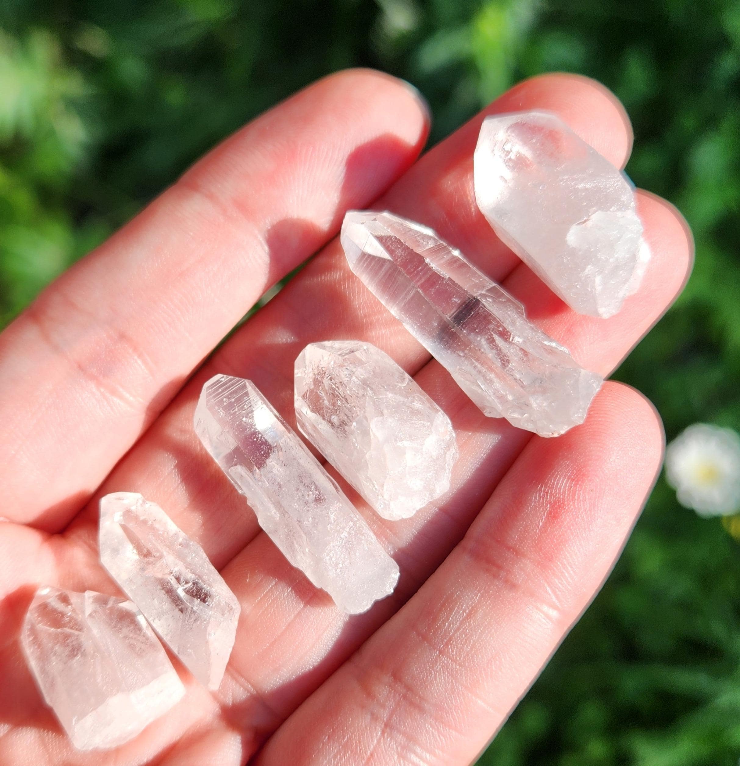 Raw Quartz, Striated Crystal - Etched Peruvian Quartz - Terminated Stone