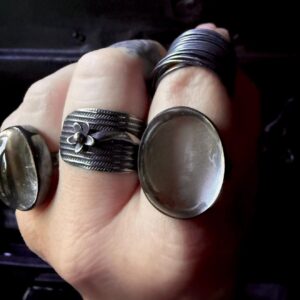 Clear Quartz Ring, Quartz Ring, Statement Ring, Gift For Her, Rock Quartz Ring