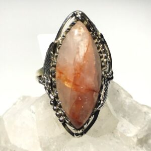 Hematoid Quartz Ring Size 8