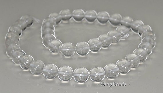 10mm Rock Crystal Gemstone Grade Aa Round Loose Beads 7.5 Inch Half Strand Lot 1,2,6,12 And 50 (90144164-b1-501)