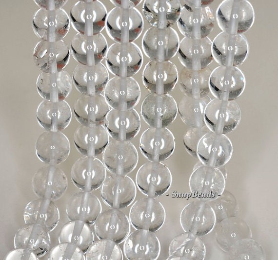 10mm Rock Crystal Clear Quartz Gemstone Grade B Round 10mm Loose Beads 7.5 Inch Half Strand (90191487-b42-596) 10mm Rock Crystal Clear Quartz Gemstone Grade B Round 10mm Loose Beads 7.5 Inch Half Strand (90191487-b42-596)