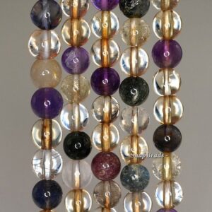 6mm Mix Quartz Gemstone Round Loose Beads 7.5 inch Half Strand LOT 1,2,6,12 and 50 (90144276-B27-548) 6mm Mix Quartz Gemstone Round Loose Beads 7.5 inch Half Strand LOT 1,2,6,12 and 50 (90144276-B27-548)
