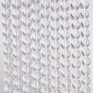 7mm Clear Quartz Rock Crystal Gemstone Grade AAA Round Loose Beads 15.5 inch Full Strand (90187688-692) 7mm Clear Quartz Rock Crystal Gemstone Grade AAA Round Loose Beads 15.5 inch Full Strand (90187688-692)