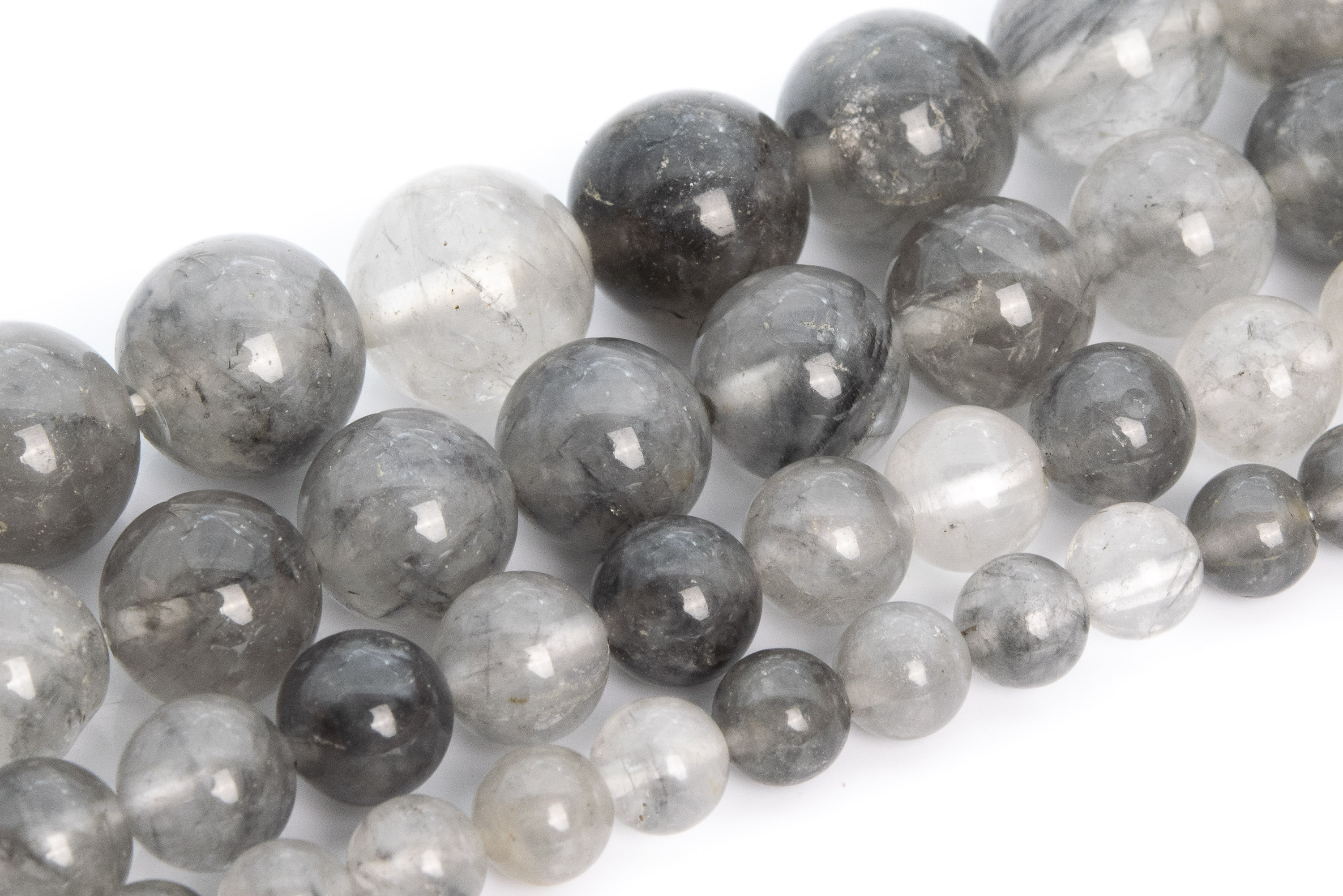 Gray Crystal Quartz Beads Grade A Genuine Natural Gemstone Round Loose Beads 4mm 6mm 8mm 10mm 16mm Bulk Lot Options Gray Crystal Quartz Beads Grade A Genuine Natural Gemstone Round Loose Beads 4mm 6mm 8mm 10mm 16mm Bulk Lot Options