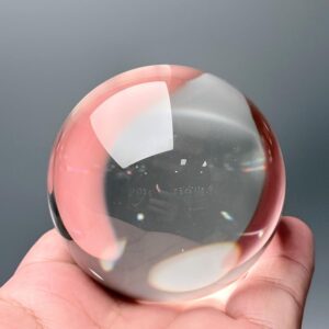 2.55" Natural White Water Clear Quartz Crystal Ball/Tibetan Himalayan Quartz Sphere/Reiki Heal/Crystal Sphere
