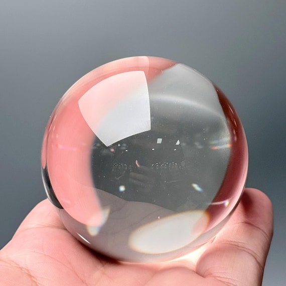 2.55" Natural White Water Clear Quartz Crystal Ball/tibetan Himalayan Quartz Sphere/reiki Heal/crystal Sphere