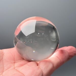 2.2" Natural White Water Clear Quartz Crystal Ball/Tibetan Himalayan Quartz Sphere/Reiki Heal/Crystal Sphere