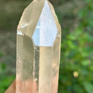 Clear Isis Himalayan Quartz Solar Crystal/Meditation/Energy Crystal/Reiki/Healing Crystal/Worry Stone/Energy Crystal/Healing Crystal-213 g