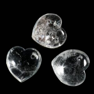 Clear Quartz Small Hearts*