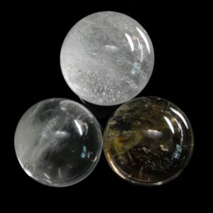 Clear Quartz Small Spheres*
