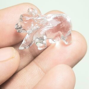 Crystal Quartz Cow Statue:krishna Pooja, Religious Gift,cow Carving For Peace,vastu,money,health,welth,wisdom,prosperity,homedecor,astrology