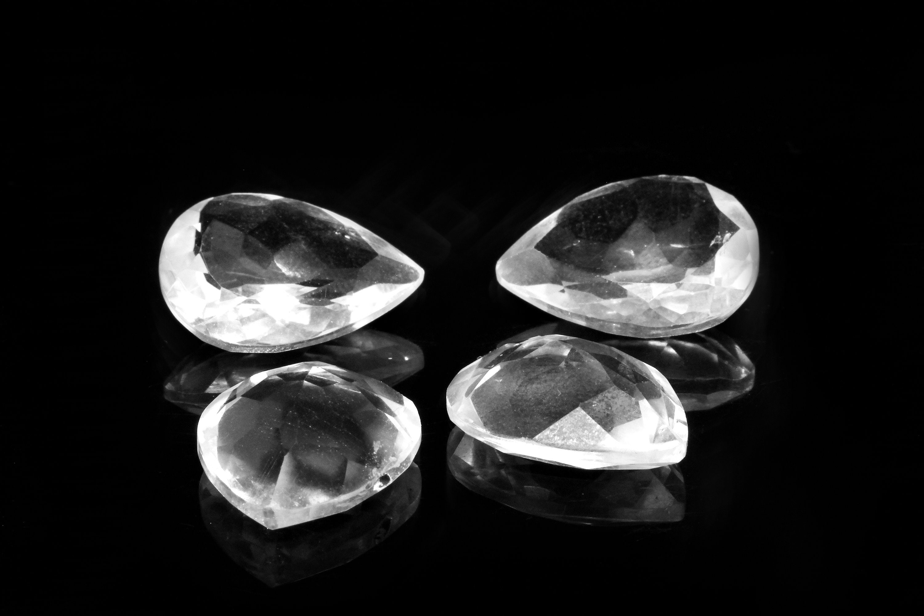Large Teardrop Quartz,faceted Quartz,loose Gemstones,crystal Quartz,clear Quartz Gem,pear Quartz Wholesale - Aa Quality