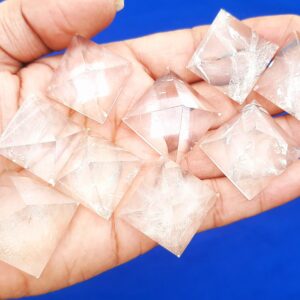 Natural Crystal Quartz Pyramid:clear Quartz Pyramid For Meditation Protection Energy Healing Vastu Chackra Balancing Aura Cleaning Astrology