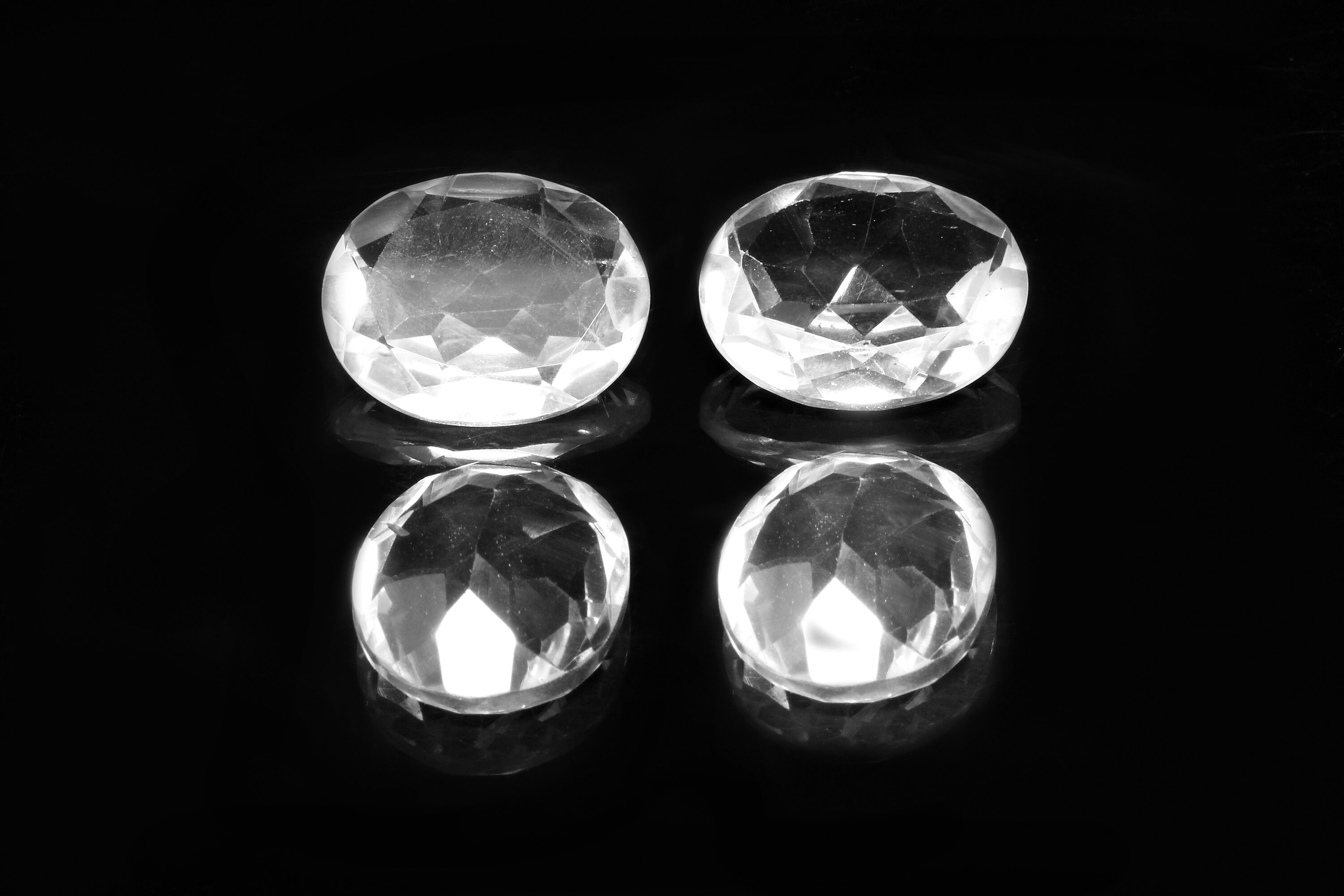 Oval Gemstone,quartz Gemstone,crystal Quartz,faceted Quartz Loose Stones,jewelry Making Supplies,jewelry Craft Supplies - Aa Quality