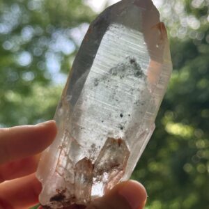 Rare Green Phantom Pyramid Included Quartz Crystal/Chlorite Quartz Inclusion/Energy Crystal Quartz Collection/Meditation/Healing-177 g