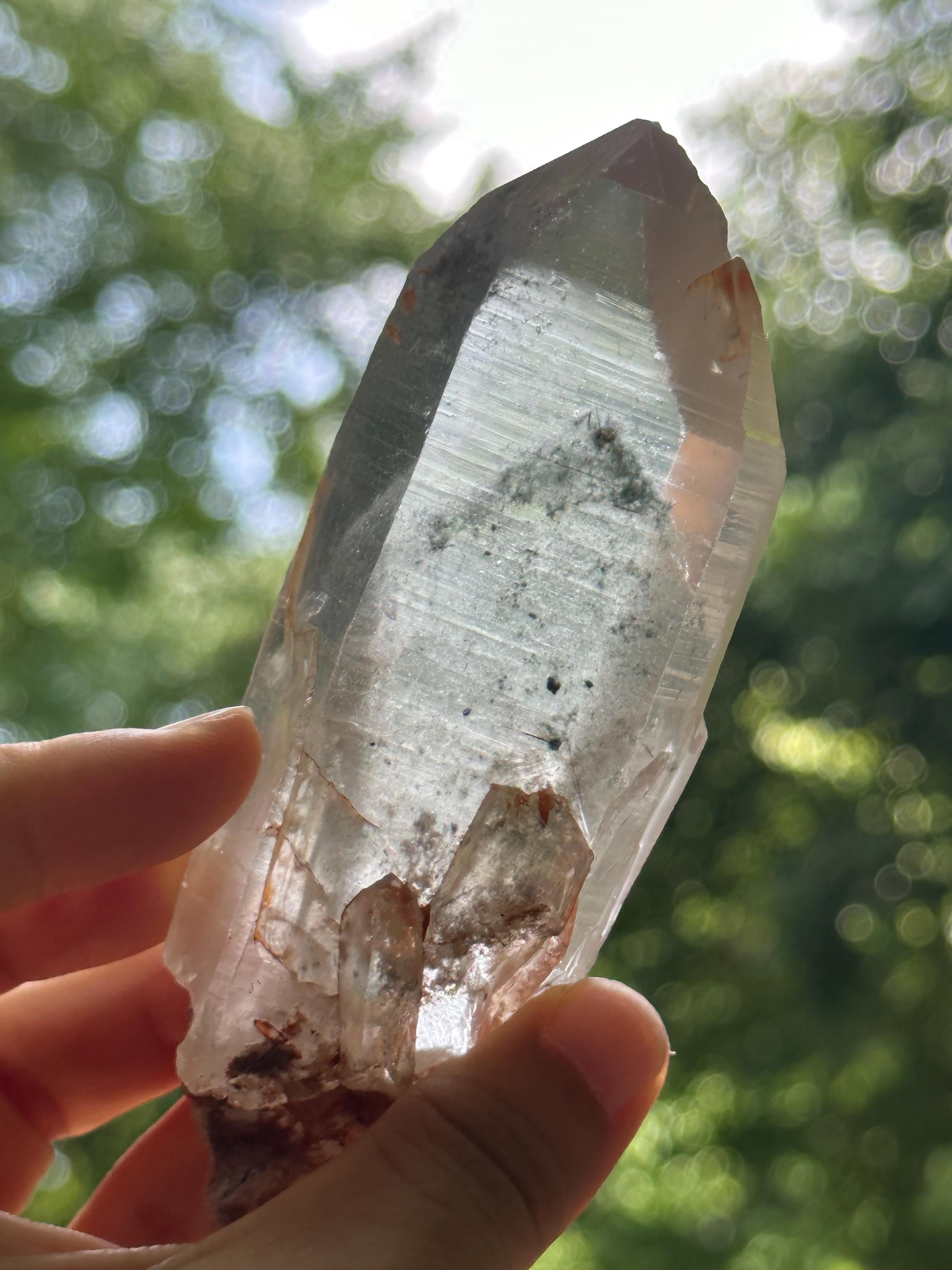 Rare Green Phantom Pyramid Included Quartz Crystal/chlorite Quartz Inclusion/energy Crystal Quartz Collection/meditation/healing-177 G Rare Green Phantom Pyramid Included Quartz Crystal/chlorite Quartz Inclusion/energy Crystal Quartz Collection/meditation/healing-177 G