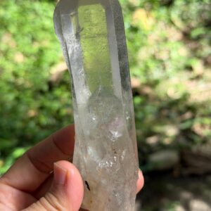 Rare Green Phantom Pyramid Included Quartz Crystal/Chlorite Quartz Inclusion/Starbrary Energy Crystal/Collection/Meditation/Healing-195 g
