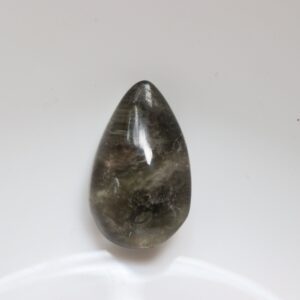 A+ Lodolite Lens 11g, Natural Shaman Dream Stone Scenic Garden Quartz Pocket Stone Polished Tumbled Crystal Clear Inclusion Quartz,valentine