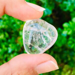 Tumbled Clear Quartz Crystal: Polished Gemstone (Set of 3)