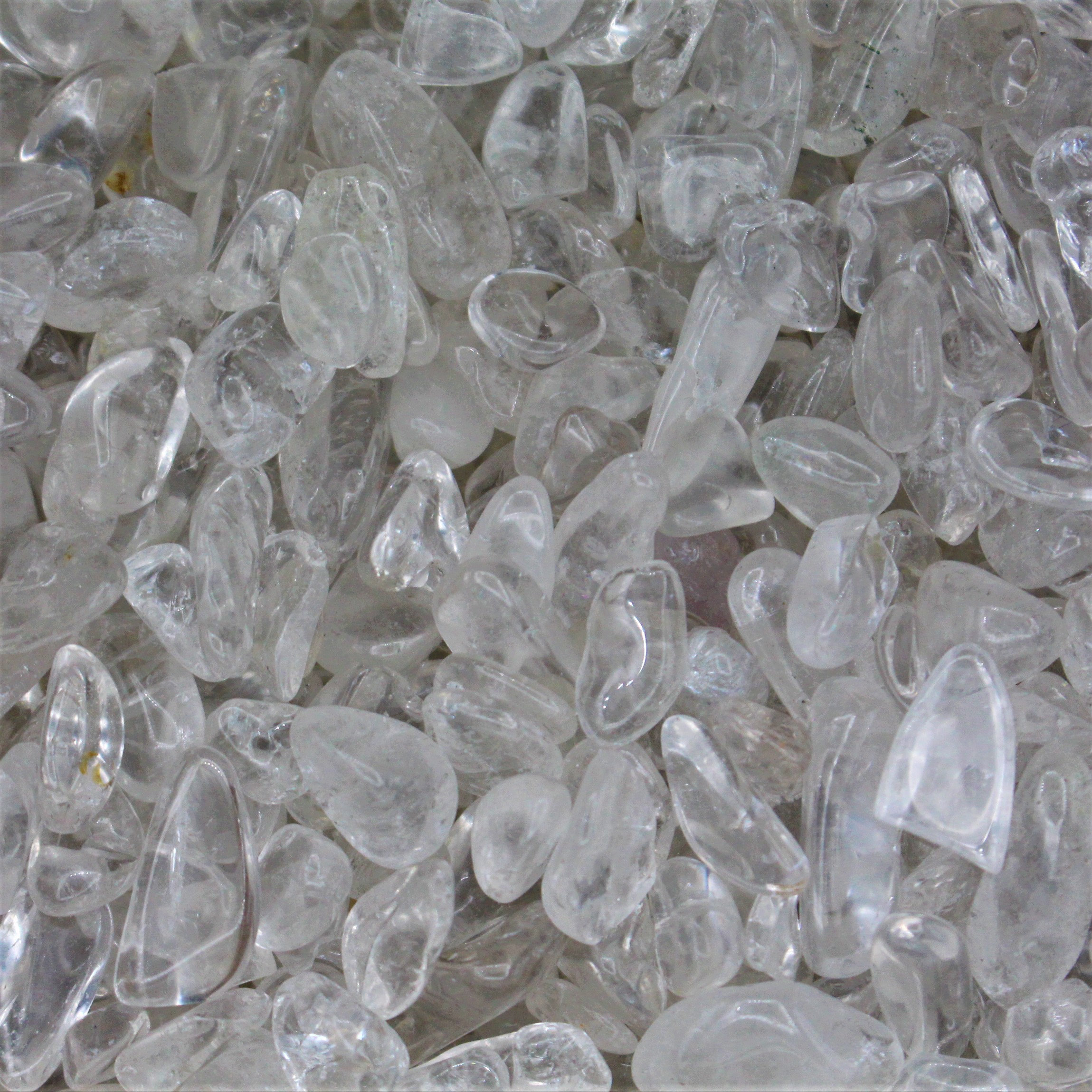 Clear Quartz Tumbled Gemstone Chips, Choose Amount Clear Quartz Tumbled Gemstone Chips, Choose Amount