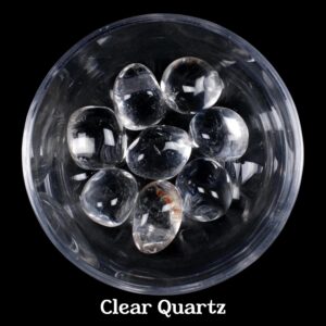 Clear Quartz Tumbled Stone, Master Healer Crystal, Energy Amplification And Clarity