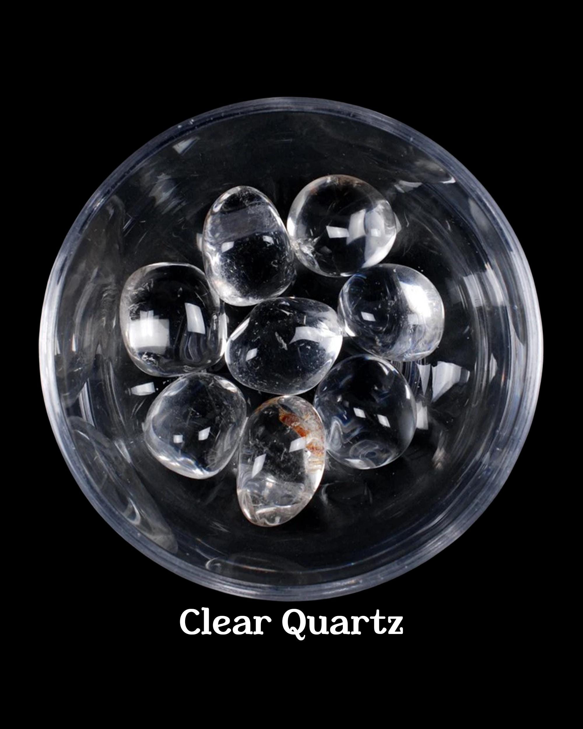 Clear Quartz Tumbled Stone, Master Healer Crystal, Energy Amplification And Clarity