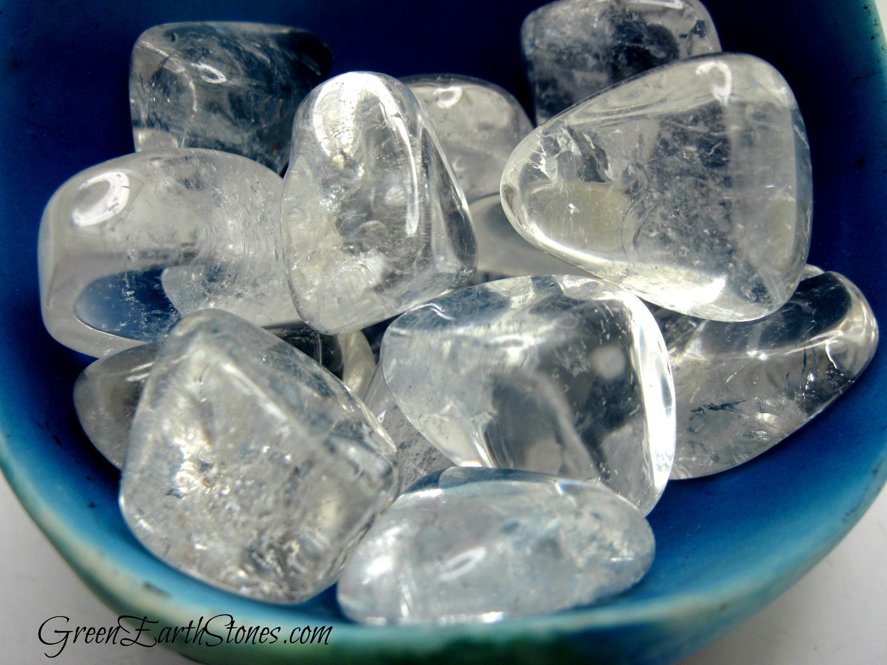 Clear Quartz Tumbled Stone, One, Crystal Healing, Rock Hound, Brazil, Healing Crystals, Reiki, Wicca, New Age Crystals
