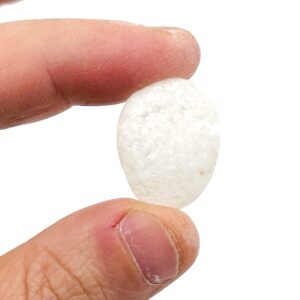Frosted Clear Quartz Tumbled Stone – Loose Clear Quartz – Healing Crystals - Wholesale Quartz - Tu1297