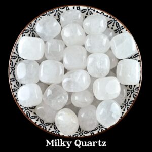 Milky Quartz Tumbled Stone, Polished Snow Quartz Crystal, Inner Peace And Wisdom Gem