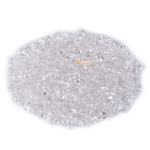 Natural Clear Quartz Polished Chips Crushed Tumbled Stone Crystal Healing Embellishments 100 Grams