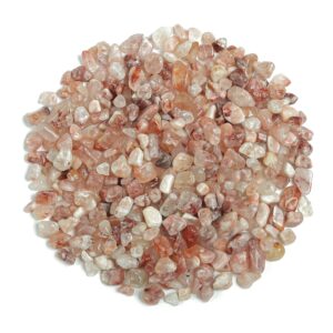 Red Hematoid Quartz Chips – Gemstone Chips – Crystal Semi Tumbled Chips - Bulk Crystal - 5-15mm - Cp1054