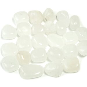 Snow Quartz Tumbled Stone –natural Snow Quartz Stones– Quartz Crystal Charm – Chakra Crystal – Milky Quartz Healing - Medium Size – Tu1112
