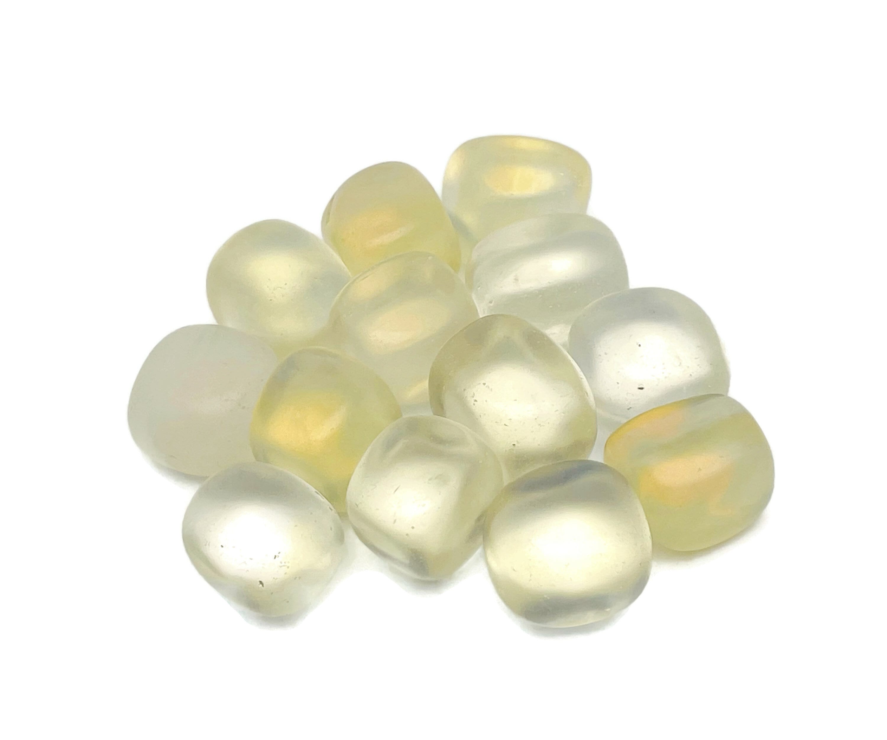 Yellow Smelting Quartz Tumbled Stone - Meditation Gemstone - Natural Smelting Quartz - Pocket Stone - Tu1289 Yellow Smelting Quartz Tumbled Stone - Meditation Gemstone - Natural Smelting Quartz - Pocket Stone - Tu1289