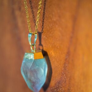 Fluorite Necklace,fluorite Crystal Neckalce,rainbow Fluorite Necklace,flourite Jewelry,crystal Gemstone Necklace,gold Fluorite Necklace,ooak