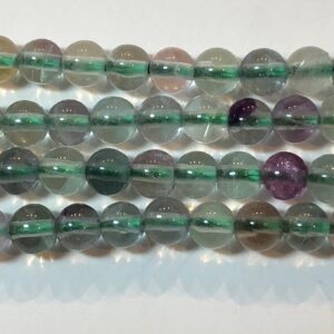4mm Rainbow Fluorite Gemstone Beads. 15" Strand Of Very Transparent High Quality Aa/aaa Grade Beads, About 90 Per Strand.