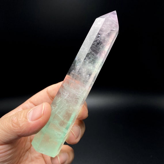 5.5"natural Rainbow Fluorite Crystal Point,top Quality Hand Made Purple Green Fluorite Tower Decor,reiki Healing Meditate Crystal Obelisk 5.5"natural Rainbow Fluorite Crystal Point,top Quality Hand Made Purple Green Fluorite Tower Decor,reiki Healing Meditate Crystal Obelisk