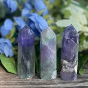 Pastel Fluorite Point, Rainbow Fluorite Tower, Rainbow Fluorite, Qty. 1