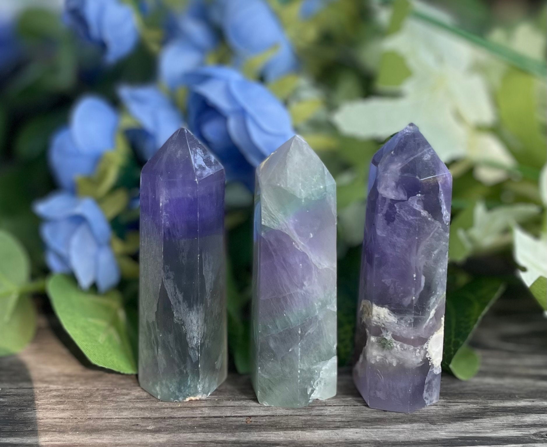 Pastel Fluorite Point, Rainbow Fluorite Tower, Rainbow Fluorite, Qty. 1