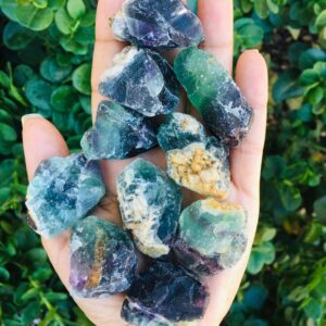 Raw Rainbow Fluorite Crystal 1 (one) Rough Fluorite Crystal, High Quality Rainbow Fluorite, Raw Fluorite Stone, Natural Gemstone