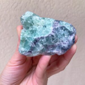 Rainbow Fluorite Specimen, Raw Healing Crystal, Third Eye Chakra, Exact One Rainbow Fluorite Specimen, Raw Healing Crystal, Third Eye Chakra, Exact One