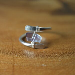 Raw Fluorite Ring In Sterling Silver, 14k Gold // Healing Crystal Ring // Wire Wrapped Gemstone Ring // Bohochic Ring // Rainbow Fluorite Raw Fluorite Ring In Sterling Silver, 14k Gold // Healing Crystal Ring // Wire Wrapped Gemstone Ring // Bohochic Ring // Rainbow Fluorite