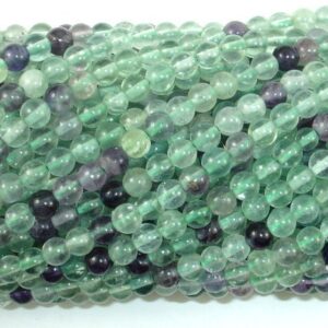Fluorite Beads, Rainbow Fluorite, 4mm(4.2mm) Round Beads, 15 Inch, Approx. 96 beads, Hole 0.8mm (224054024) Fluorite Beads, Rainbow Fluorite, 4mm(4.2mm) Round Beads, 15 Inch, Approx. 96 beads, Hole 0.8mm (224054024)