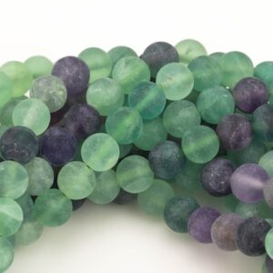 Natural Matte Rainbow Fluorite Beads Full Strand 15.5 Inch Matte Round, 6mm, 8mm, 10mm, 12mm Gemstone Beads Natural Matte Rainbow Fluorite Beads Full Strand 15.5 Inch Matte Round, 6mm, 8mm, 10mm, 12mm Gemstone Beads