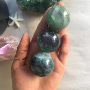 Rainbow Fluorite Sphere, Crystal Healing
