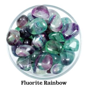 Rainbow Fluorite Tumbled Stone, Mental Clarity, Focus And Balance Gemstone, Third Eye Heart Chakra Study Crystal, Gift For Pisces Capricorn Rainbow Fluorite Tumbled Stone, Mental Clarity, Focus And Balance Gemstone, Third Eye Heart Chakra Study Crystal, Gift For Pisces Capricorn