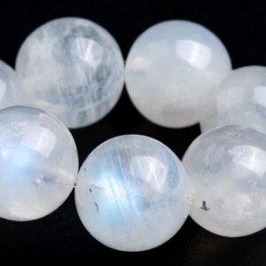 10MM Rainbow Moonstone Beads Bracelet Grade AA Genuine Natural Round Gemstone 7.5" (118253h-4089) 10MM Rainbow Moonstone Beads Bracelet Grade AA Genuine Natural Round Gemstone 7.5" (118253h-4089)