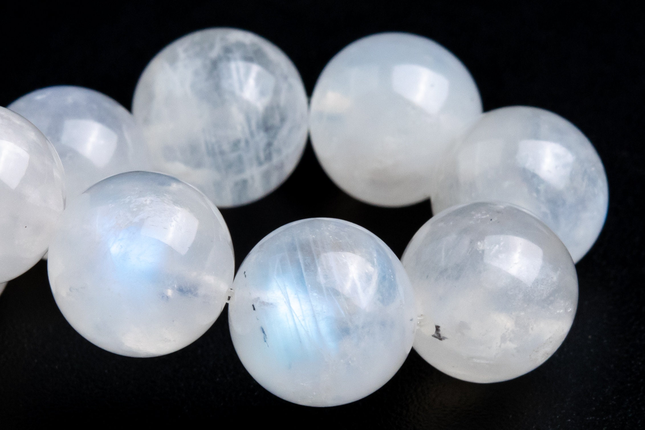 10mm Rainbow Moonstone Beads Bracelet Grade Aa Genuine Natural Round Gemstone 7.5" (118253h-4089) 10mm Rainbow Moonstone Beads Bracelet Grade Aa Genuine Natural Round Gemstone 7.5" (118253h-4089)